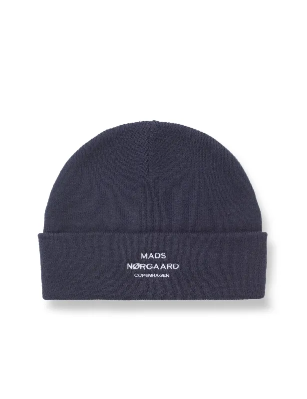 Isak Ambas Logo Beanie - parisian night sold by Brando