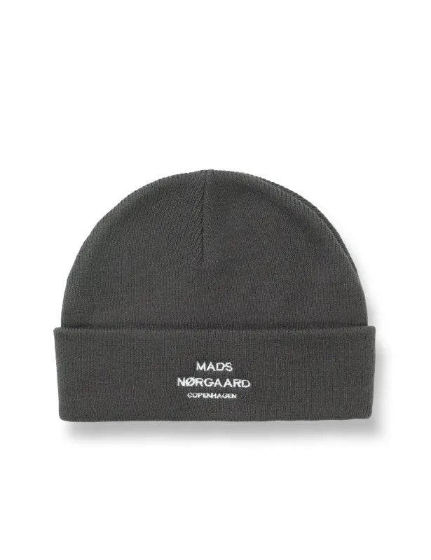 Isak Ambas Logo Beanie - Asphalt sold by Brando