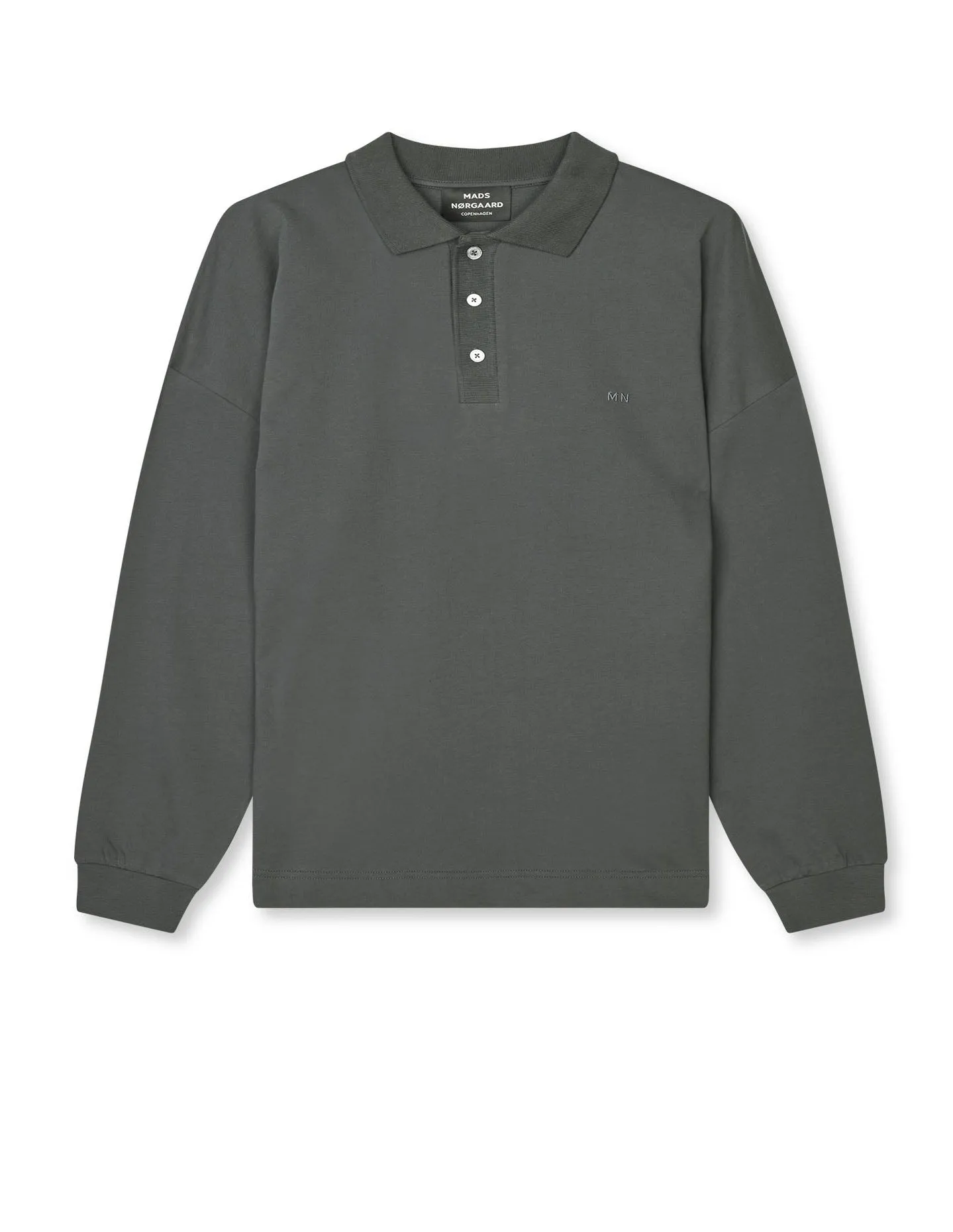 Light Terry Polo Sweat - Asphalt sold by Brando