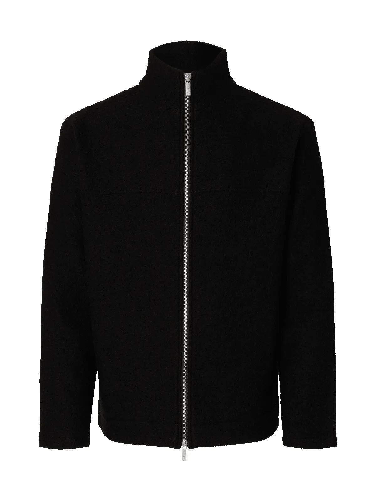 Nealy knit full zip cardigan - black sold by Brando