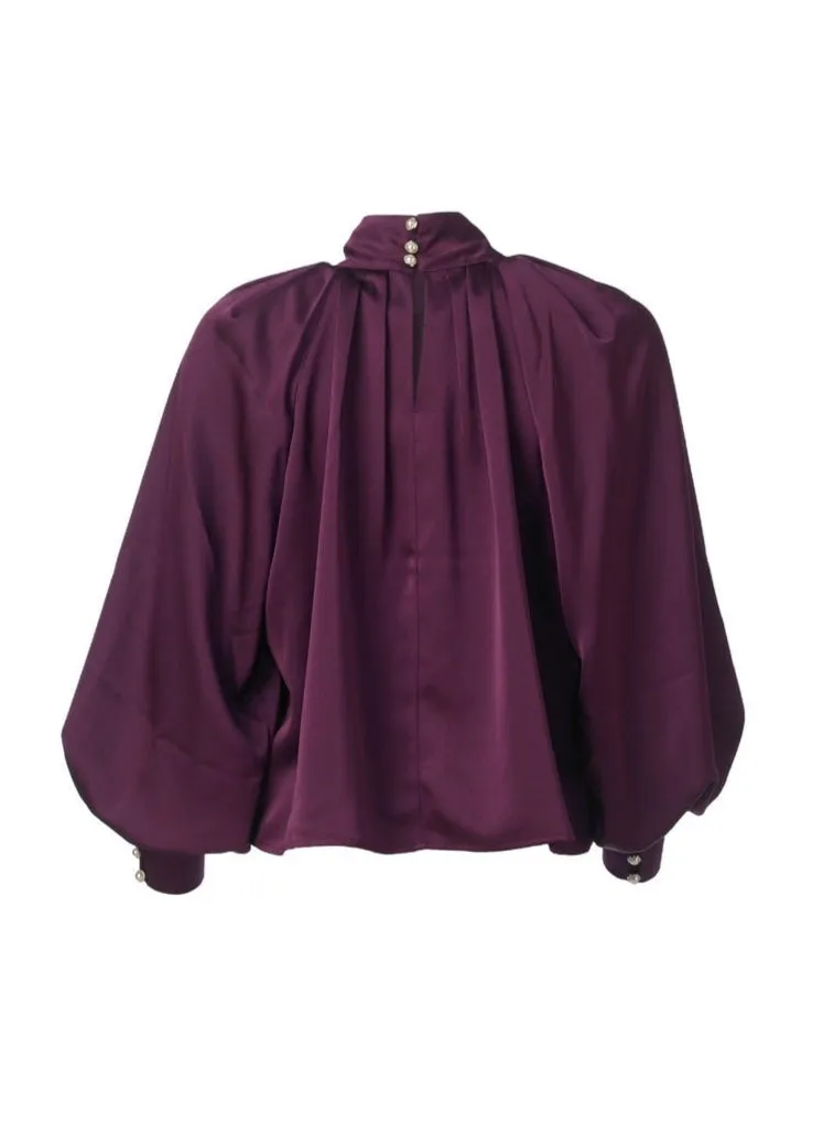 Lina blouse - maroon sold by Brando product image thumbnail 2