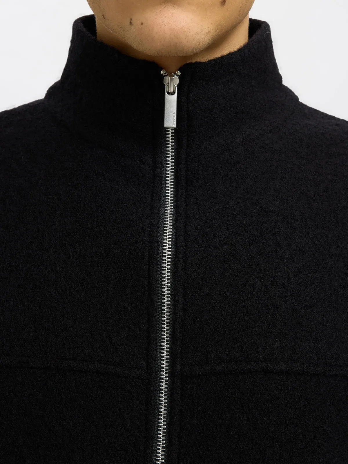 Nealy knit full zip cardigan - black sold by Brando product image thumbnail 3