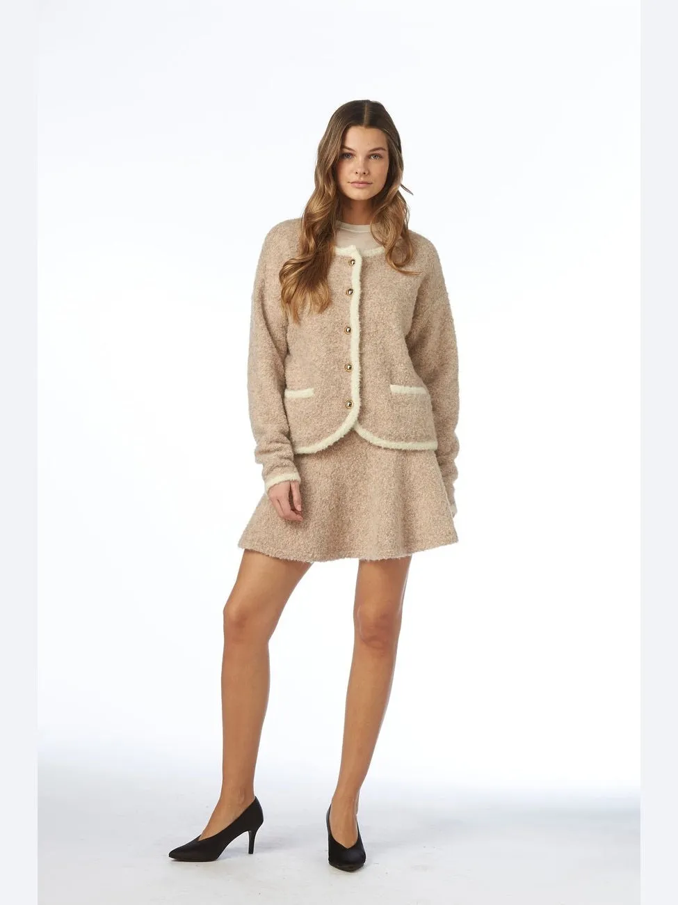 Teddy cardigan - beige sold by Brando product image thumbnail 3