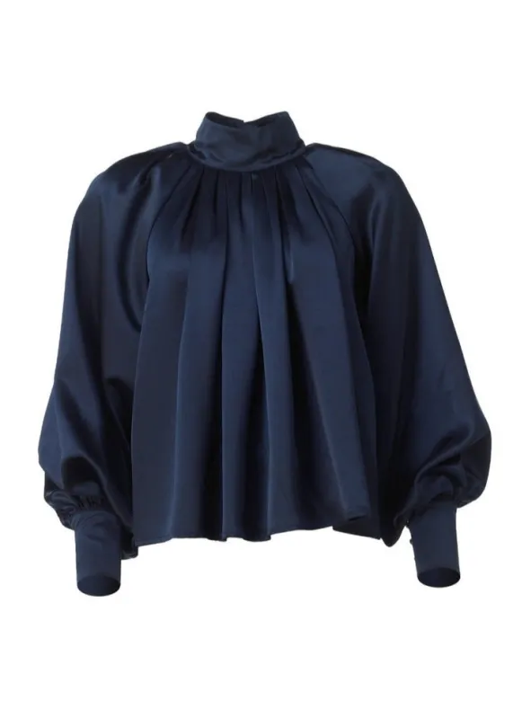 Lina blouse - navy sold by Brando