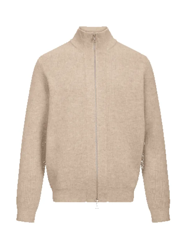 Marcel cardigan - light sand sold by Brando