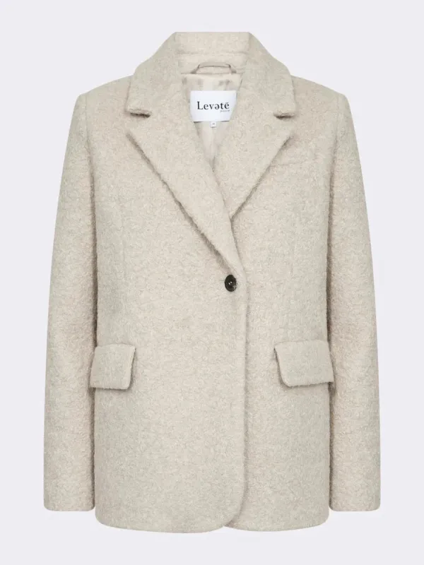 Kammy  blazer - silver cloud combi sold by Brando