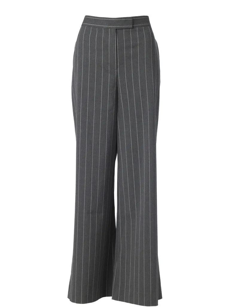 Alma dressbukse - grey pinstripe sold by Brando product image thumbnail 2
