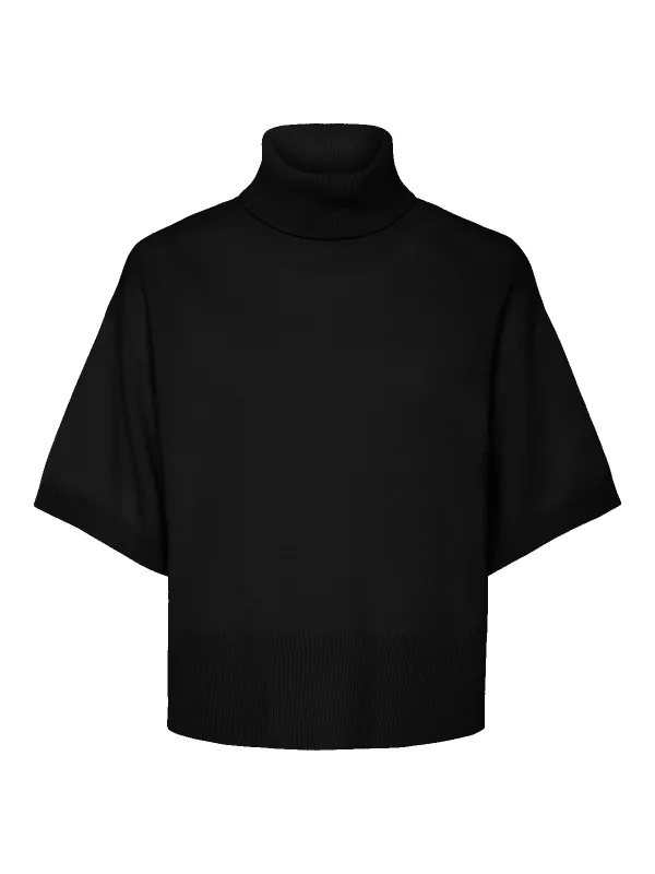 Emila ull knit pullover - black sold by Brando