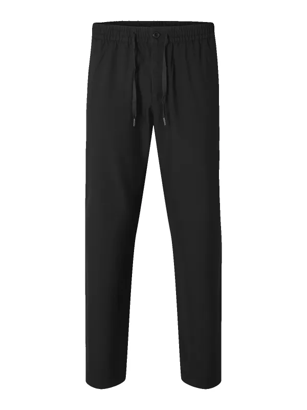 Straight robert string bukse - black sold by Brando