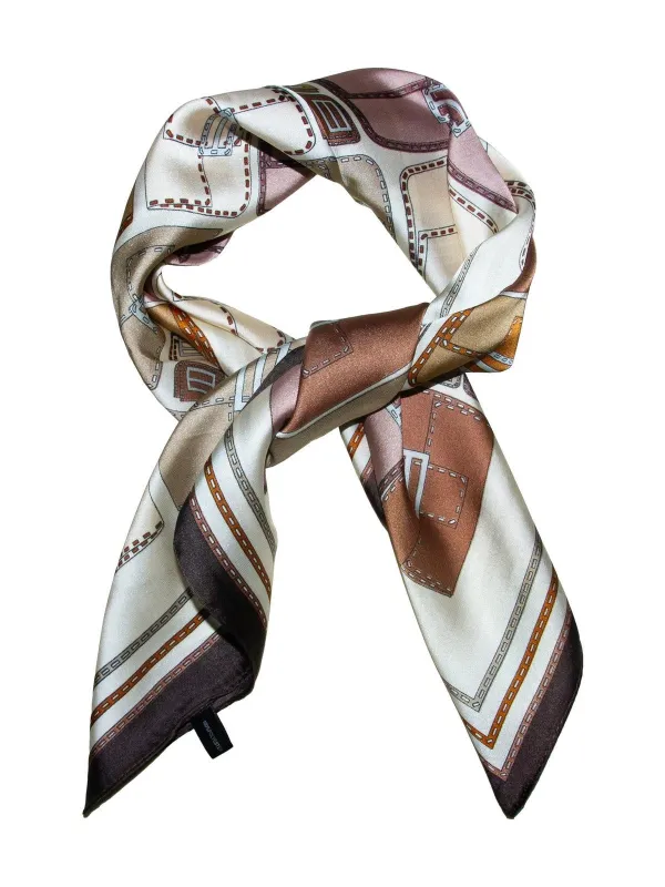 Skjerf "vesker" 70x70 - Beige sold by Brando