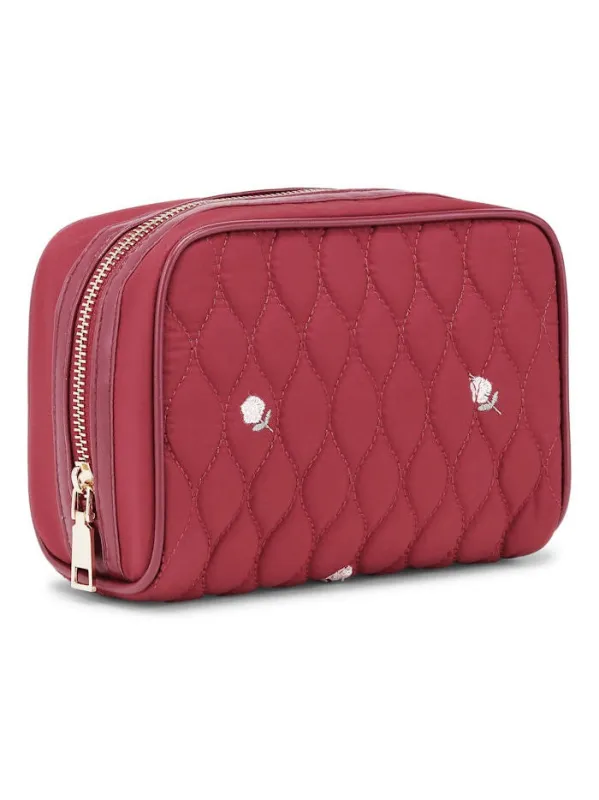 Bobbie makeup bag - burgundy sold by Brando