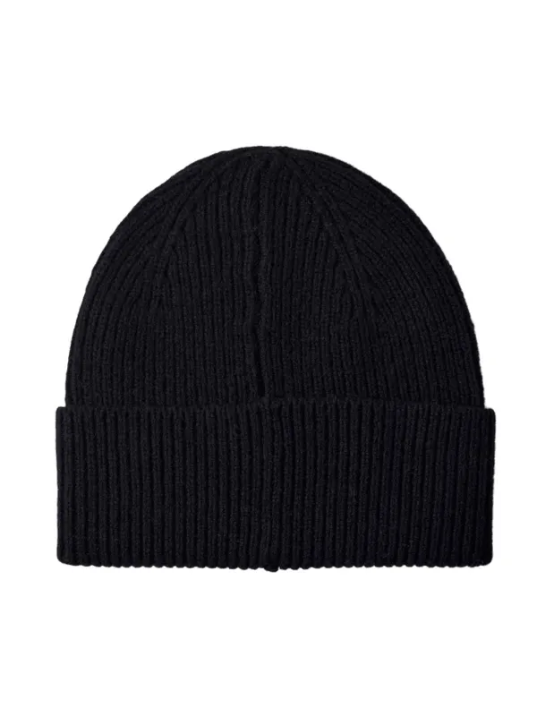 Mason merino wool beanie - black made by Selected