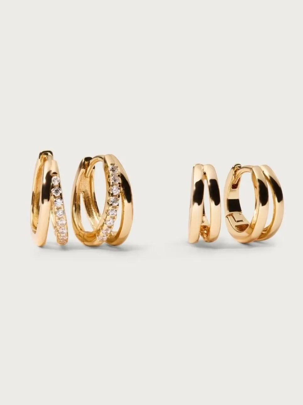 Staple hoops combo - gullbelagt sold by Brando