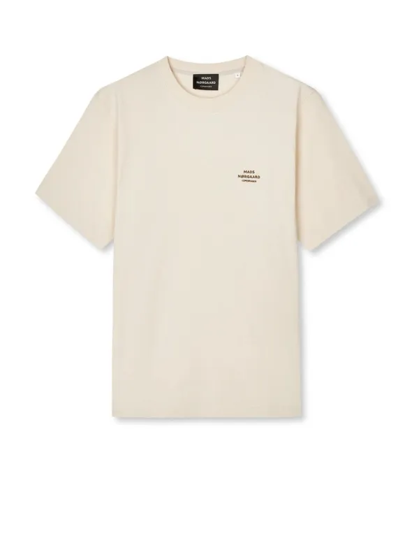 Cotton jersey frode logo t-skjorte - seedpearl sold by Brando