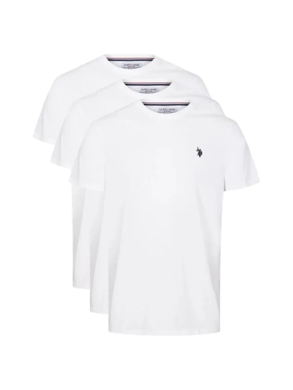 Arjun t-skjorte 3 pakk - white sold by Brando