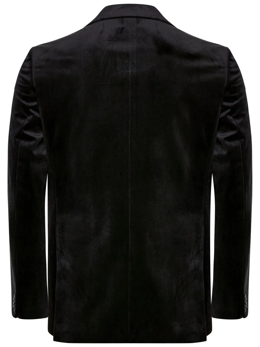 George velour blazer - black sold by Brando product image thumbnail 2