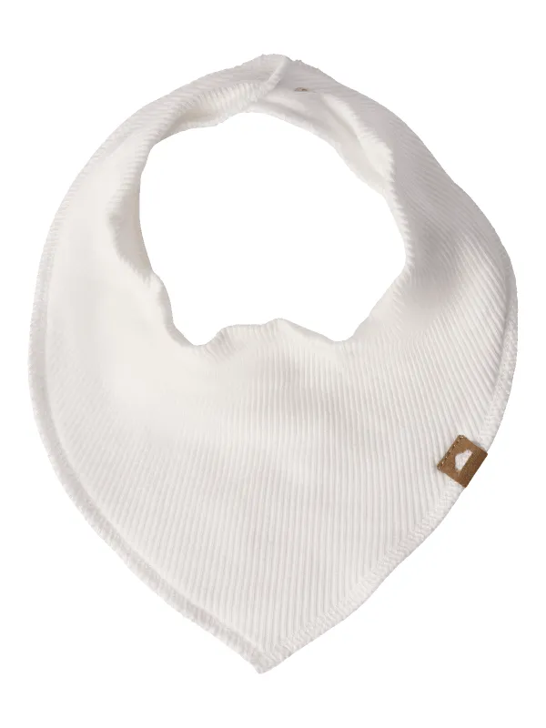 YVETTE RIB SCARF BIB - Cloud Dancer sold by Brando