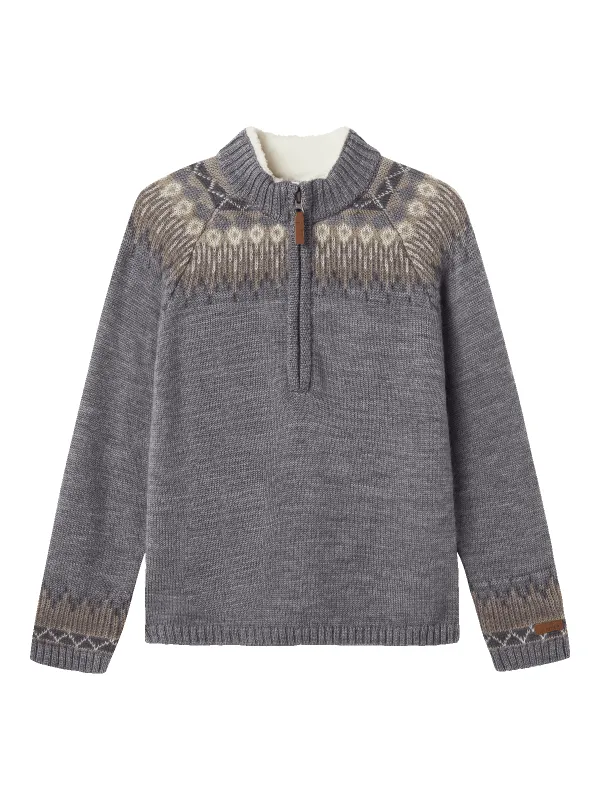 WRISS ULL STRIKKET TURTLENECK - Plum Kitten sold by Brando