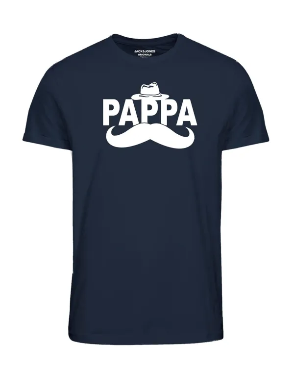 Papa tee crew neck t-skjorte - navy blazer sold by Brando