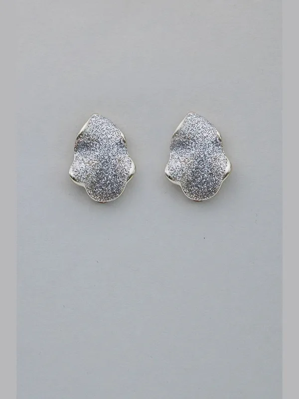 Lip øredobber small - gold glitter sold by Brando