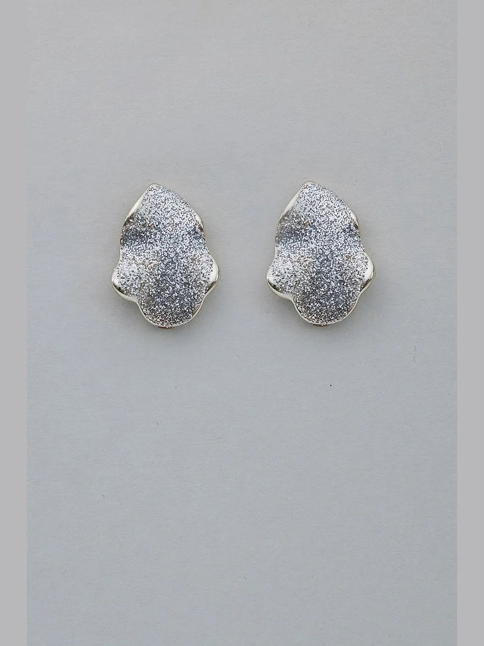 Lip øredobber small - gold glitter sold by Brando