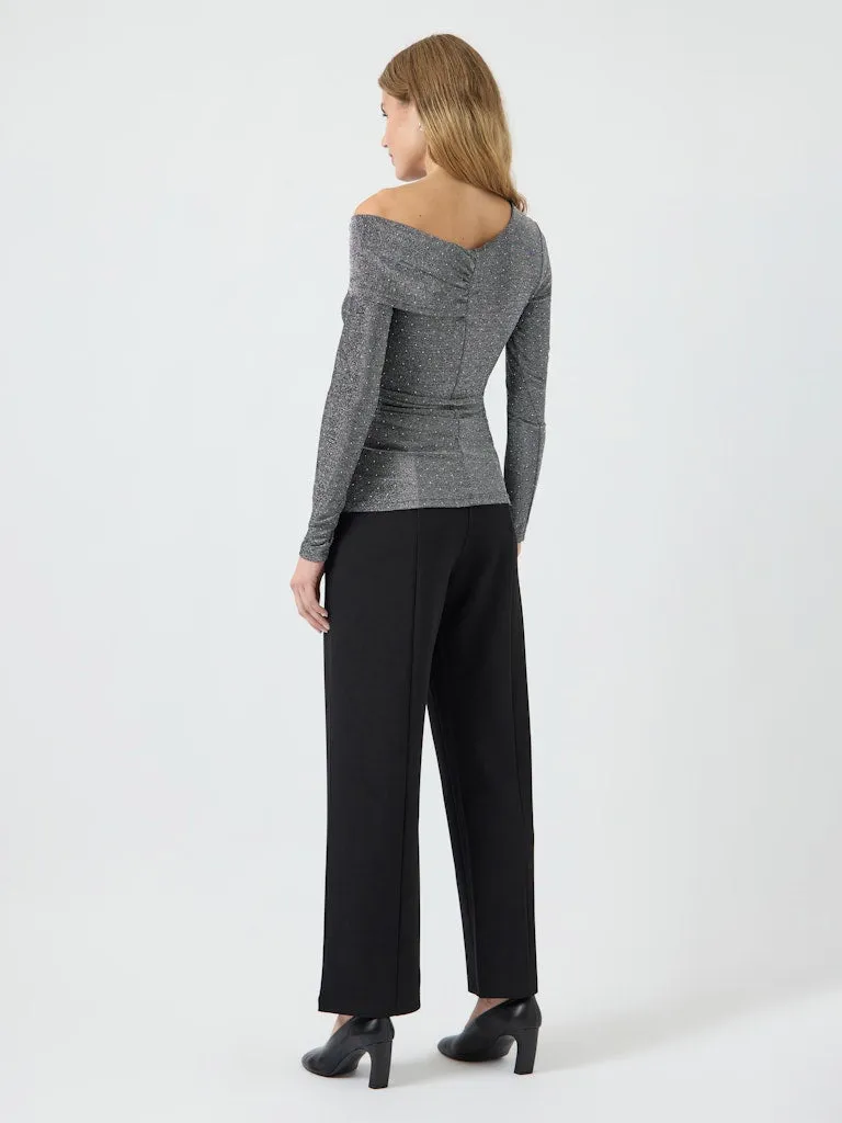 Starla off shoulder topp - black sold by Brando product image thumbnail 4