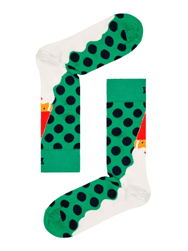Santa's beard sock - green sold by Brando