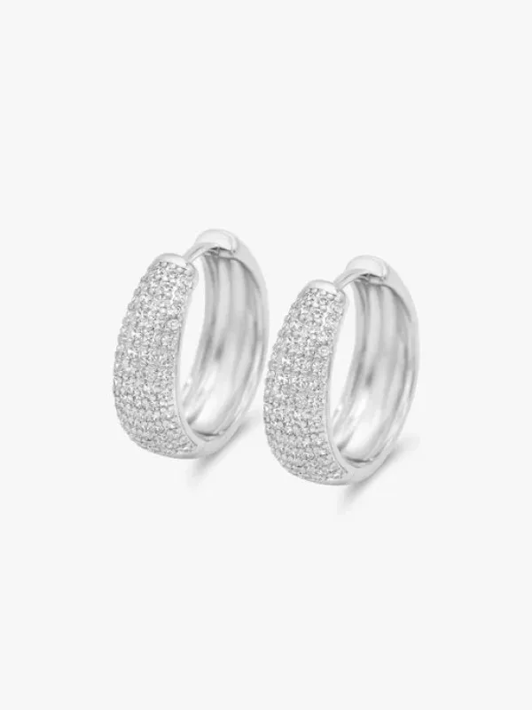 Dome hoops (l) silver - silver sold by Brando