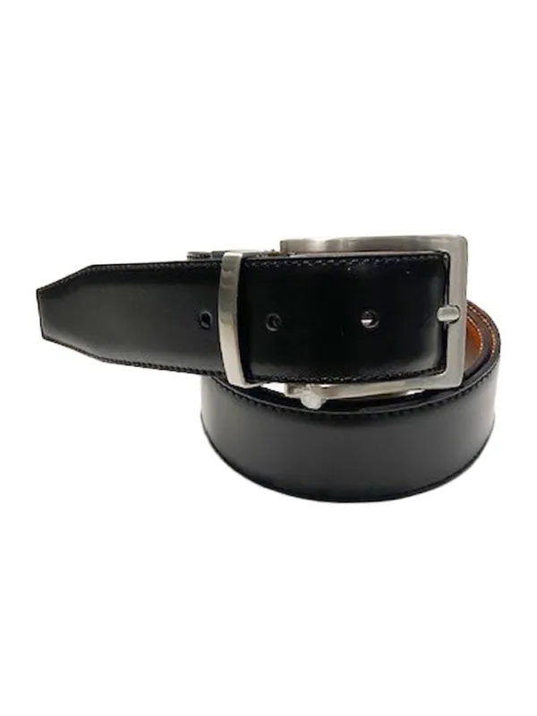 Belte vendbar - sort/cognac sold by Brando