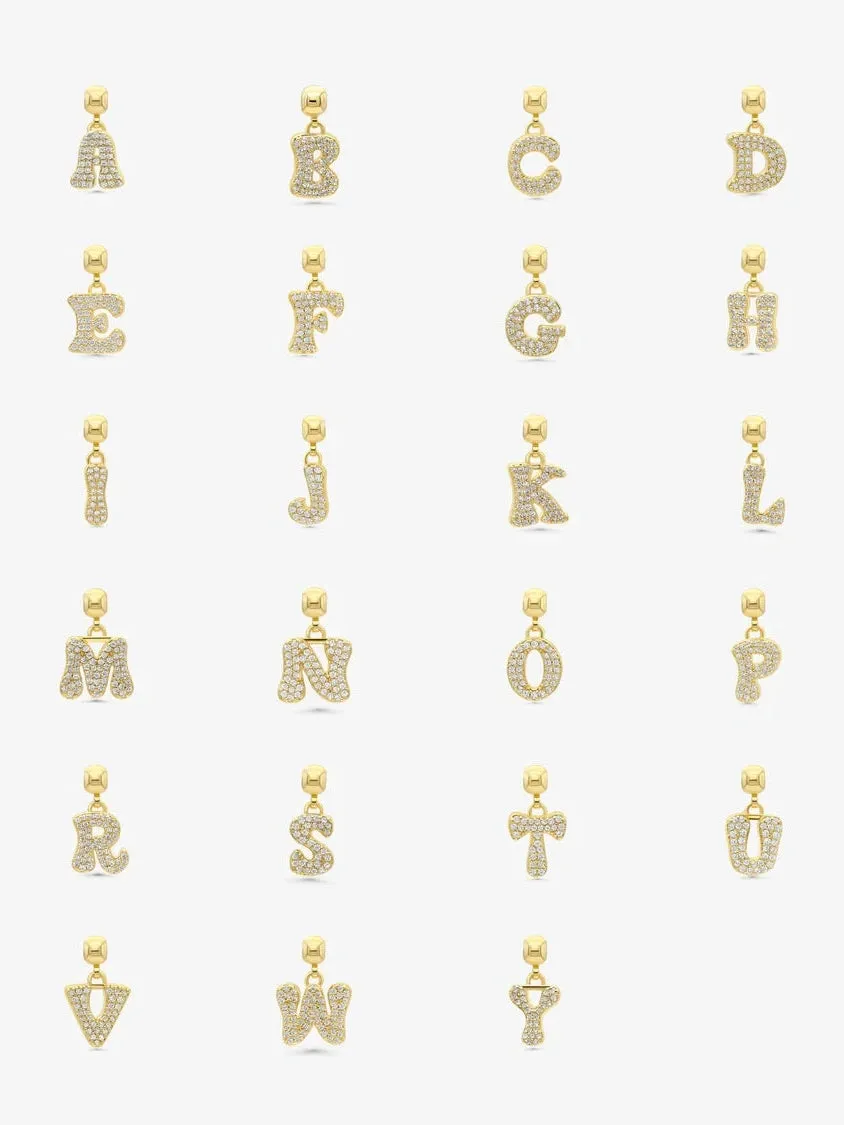 Letter charm - gold sold by Brando product image thumbnail 2