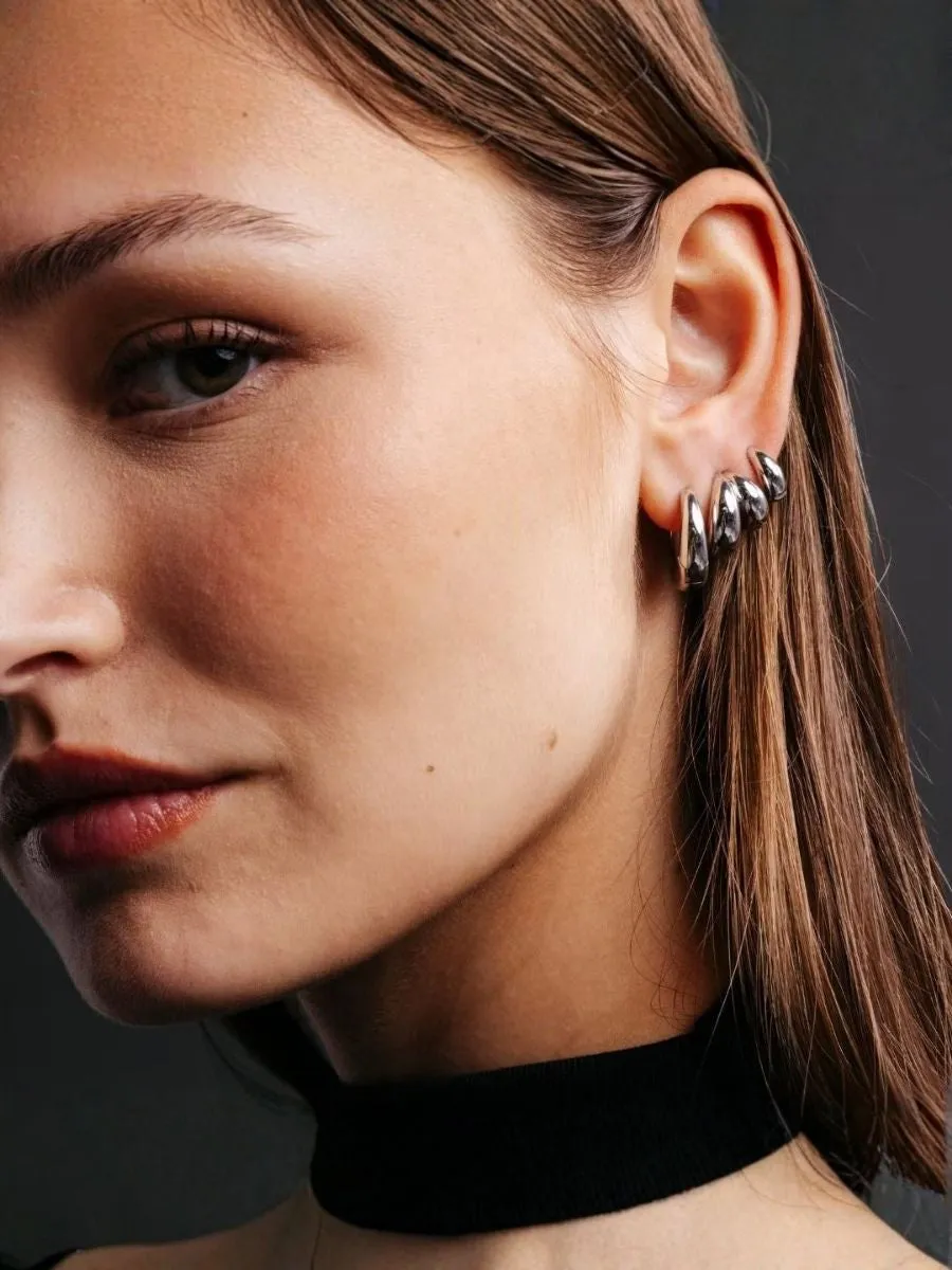 Core earrings - Silver plated sold by Brando