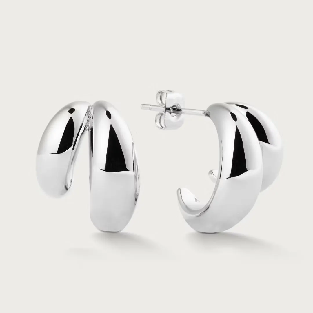 Core earrings - Silver plated sold by Brando product image thumbnail 2