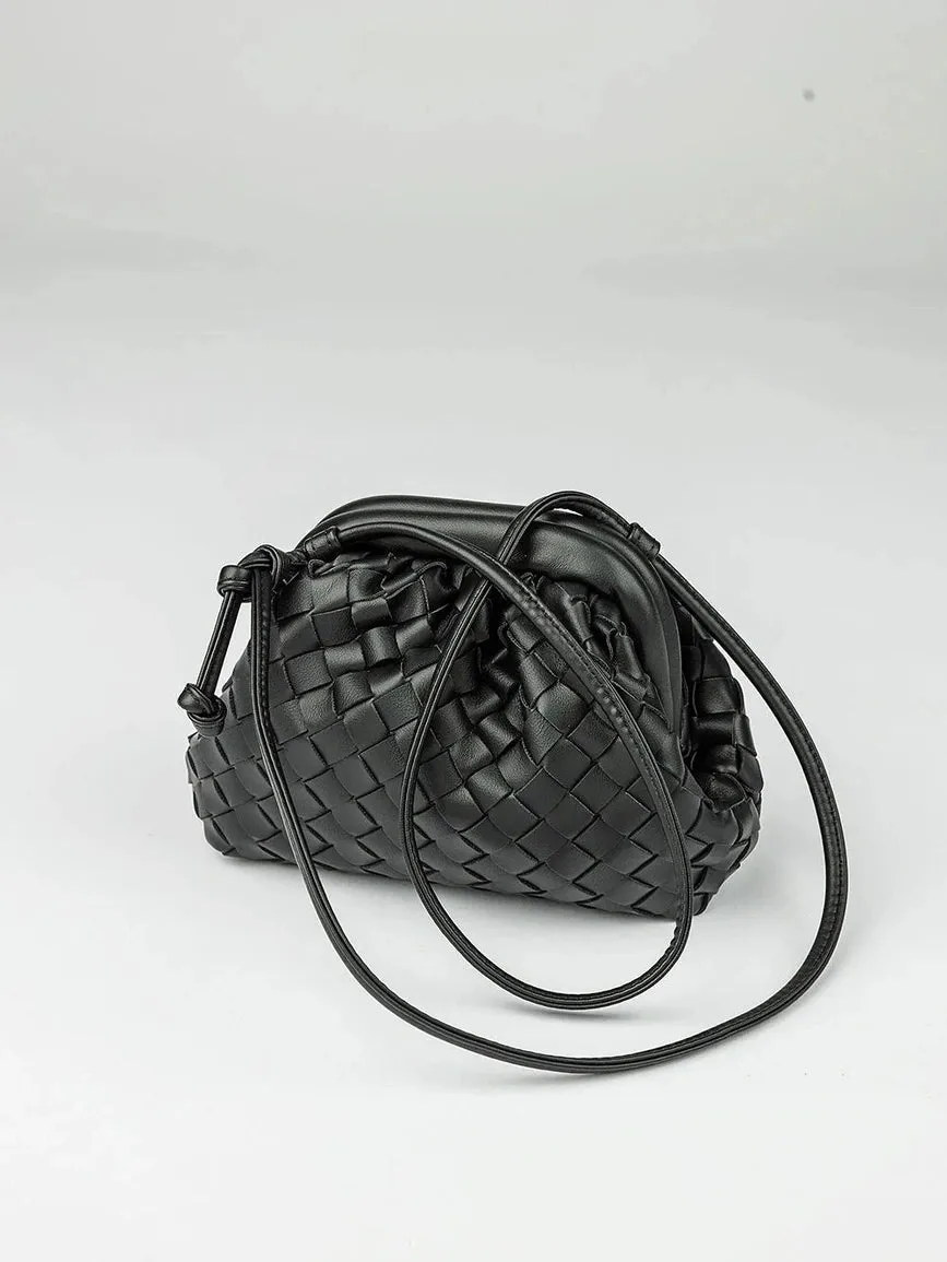Dumpling braided veske - black sold by Brando product image thumbnail 2