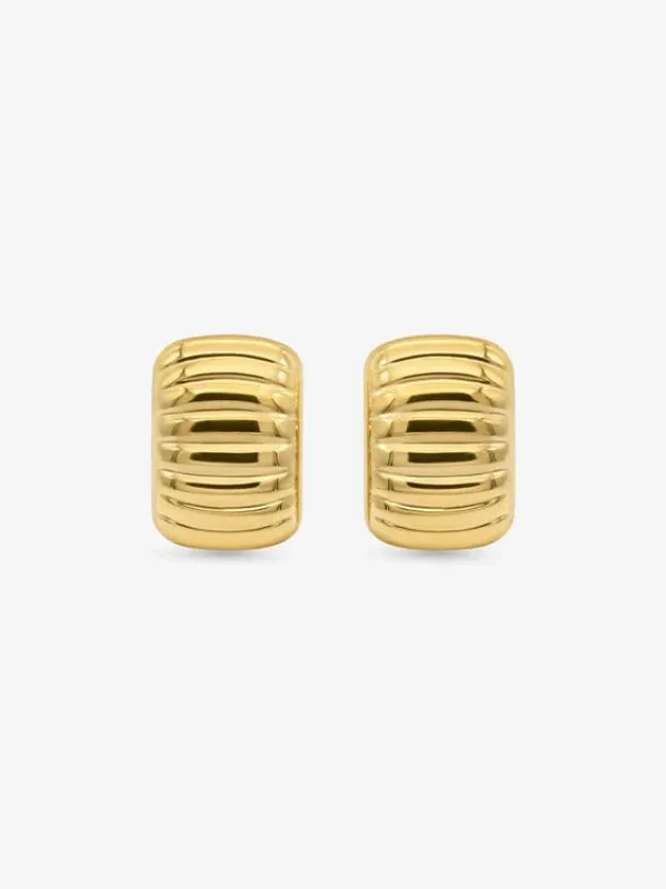 Ripple earrings - gold sold by Brando