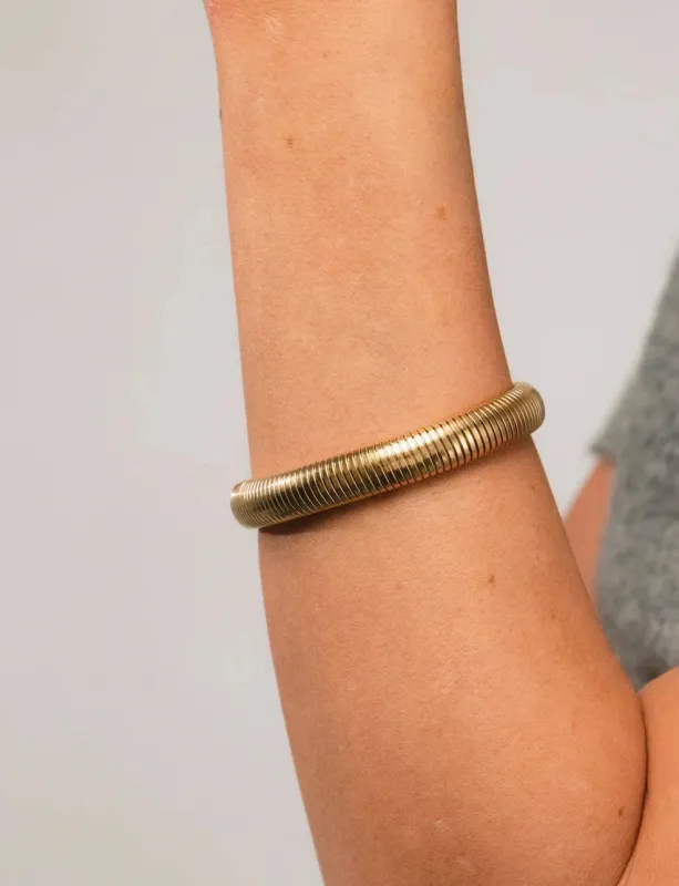 Loop bangle armbånd - gold sold by Brando