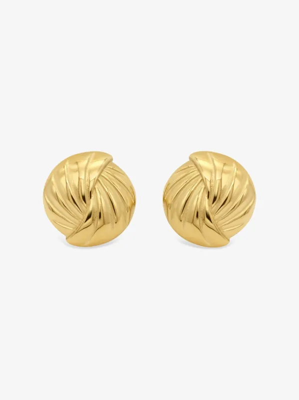 Aura earrings - gold sold by Brando