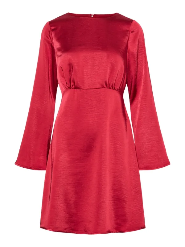 Vima open back kjole show - jester red sold by Brando