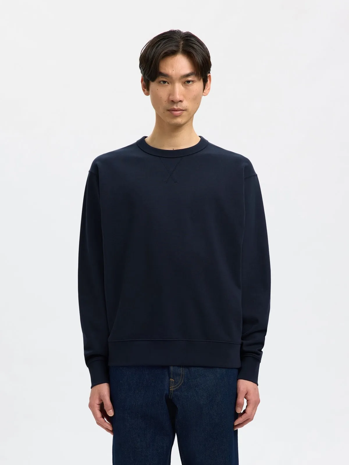 Relaxluke sweat crew neck - dark sapphire sold by Brando product image thumbnail 3