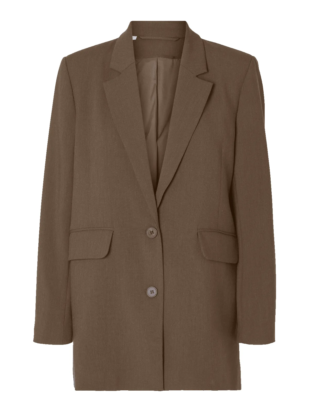 Rita relaxed blazer - chocolate chip sold by Brando