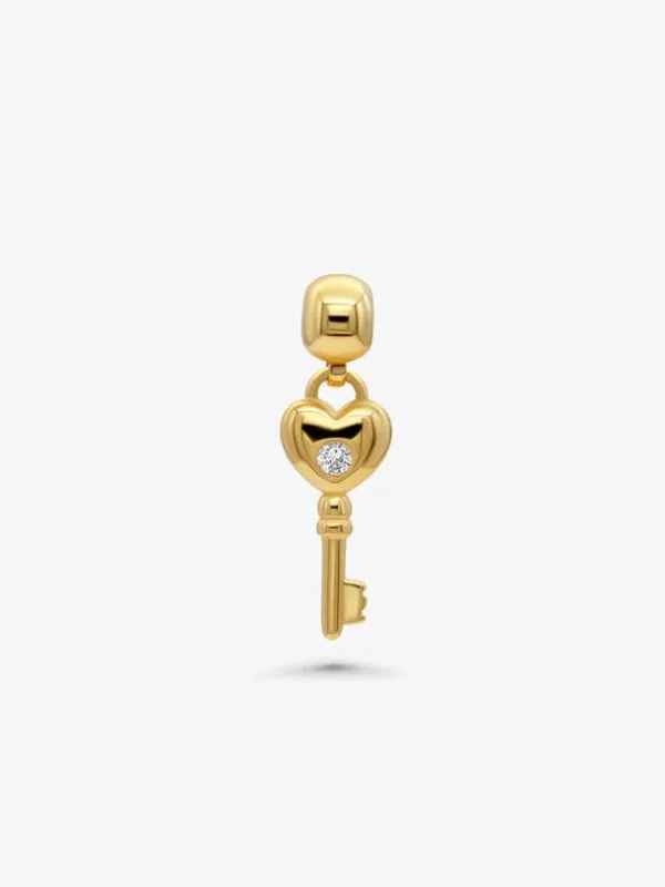 Key charm gold - gold sold by Brando