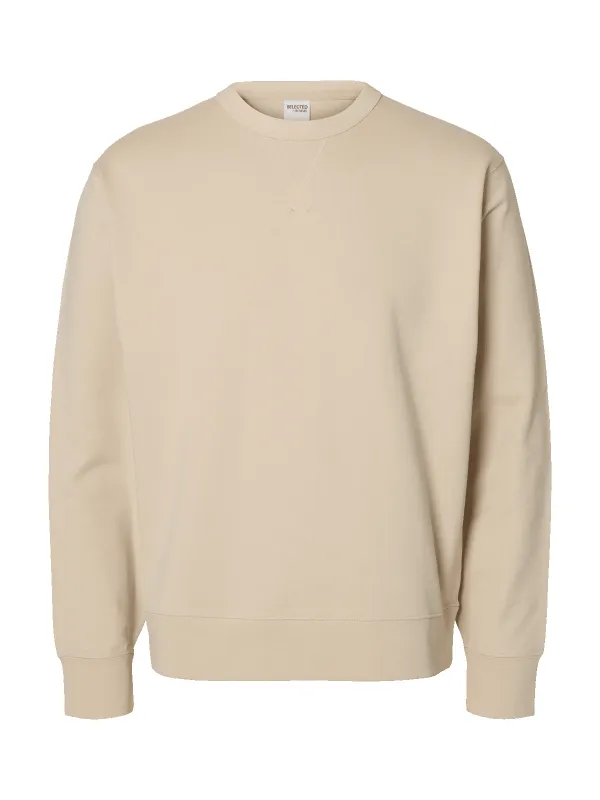 Relaxluke sweat crew neck - oatmeal sold by Brando