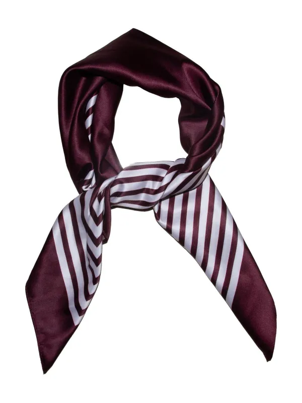 Skjerf klassisk 70x70 - vinrød sold by Brando