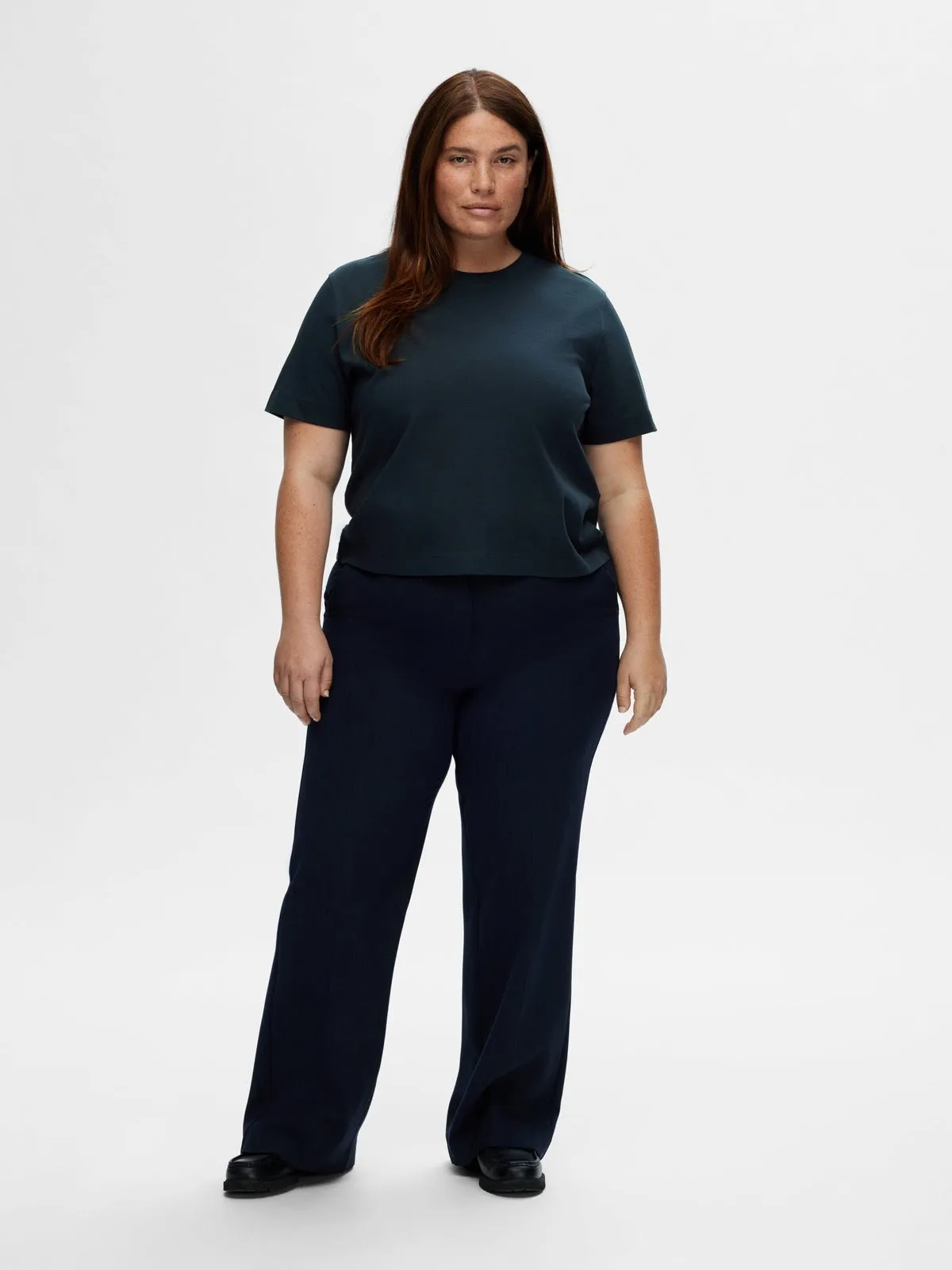 Essential boxy tee - dark sapphire sold by Brando product image thumbnail 2