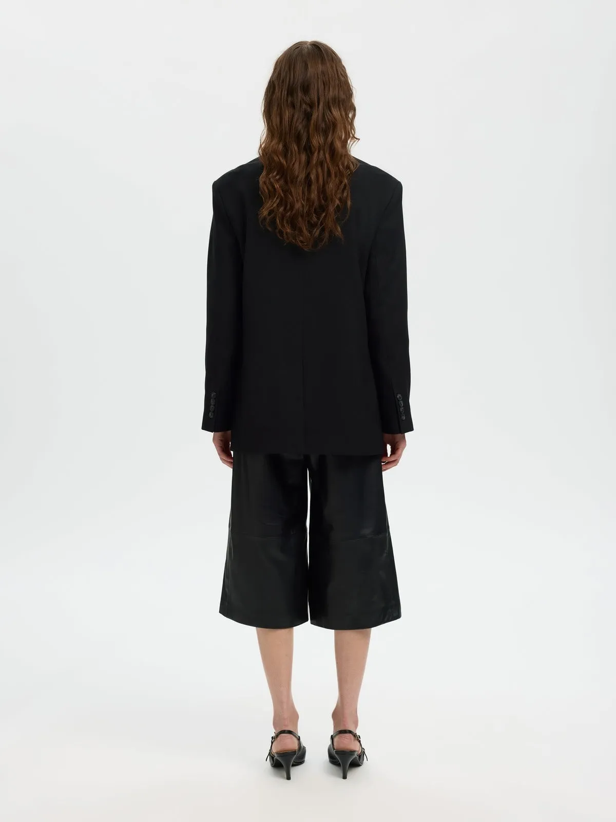 Oversized marta blazer - black sold by Brando product image thumbnail 3