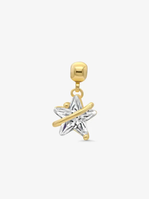 Diamond star charm - gold sold by Brando