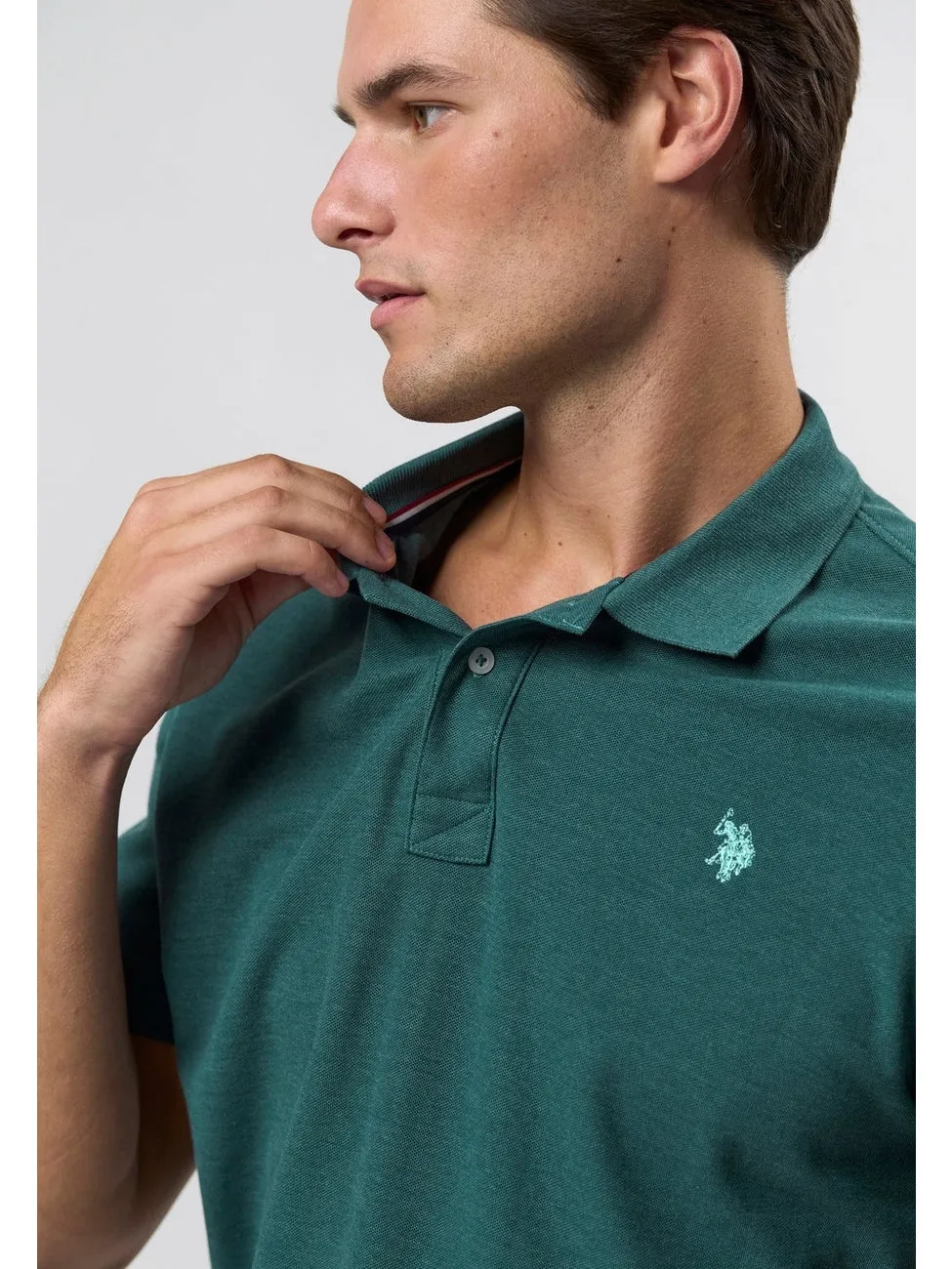 Polo alfred t-skjorte - mediterranea melang sold by Brando product image thumbnail 4