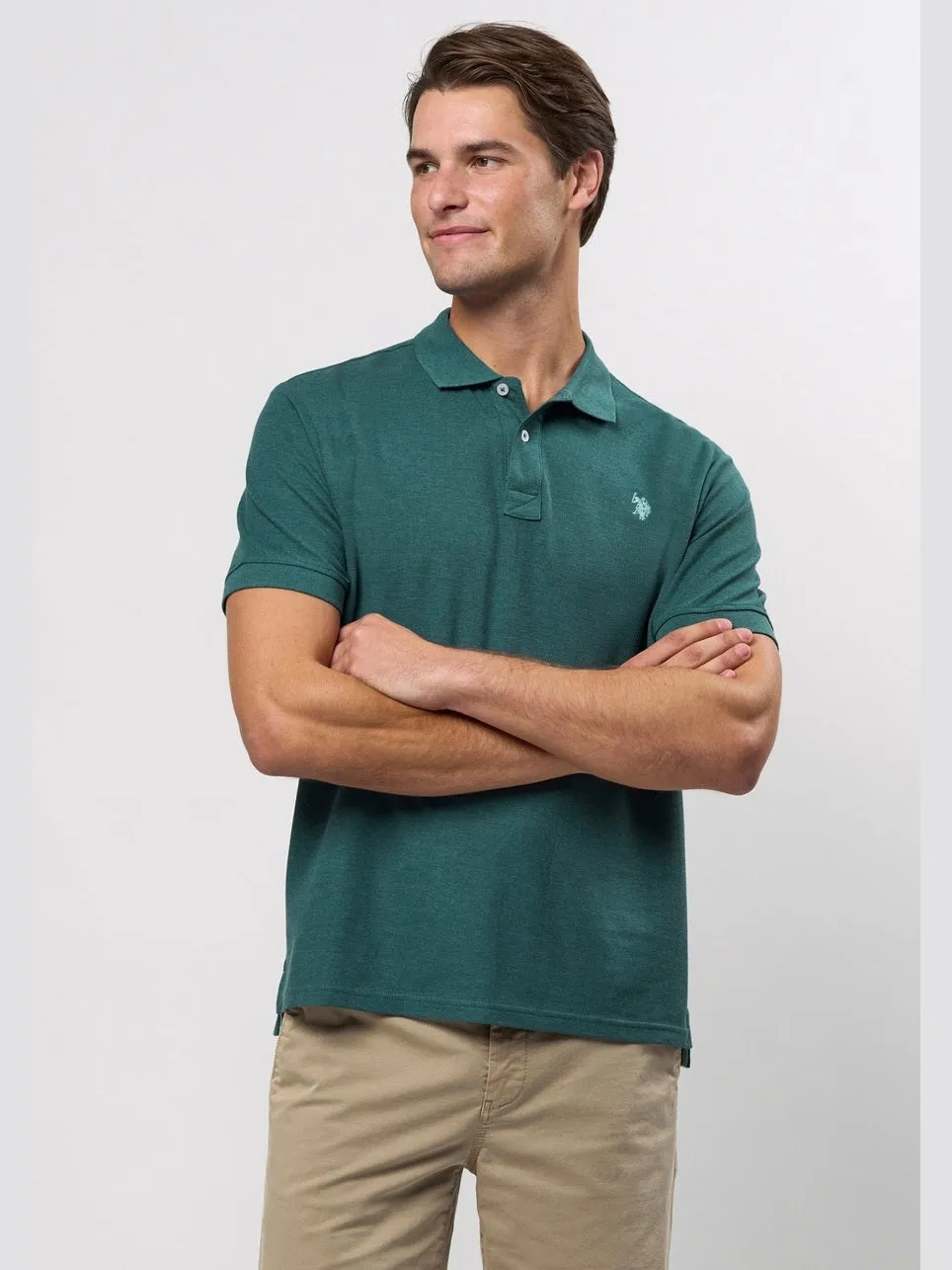 Polo alfred t-skjorte - mediterranea melang sold by Brando product image thumbnail 3