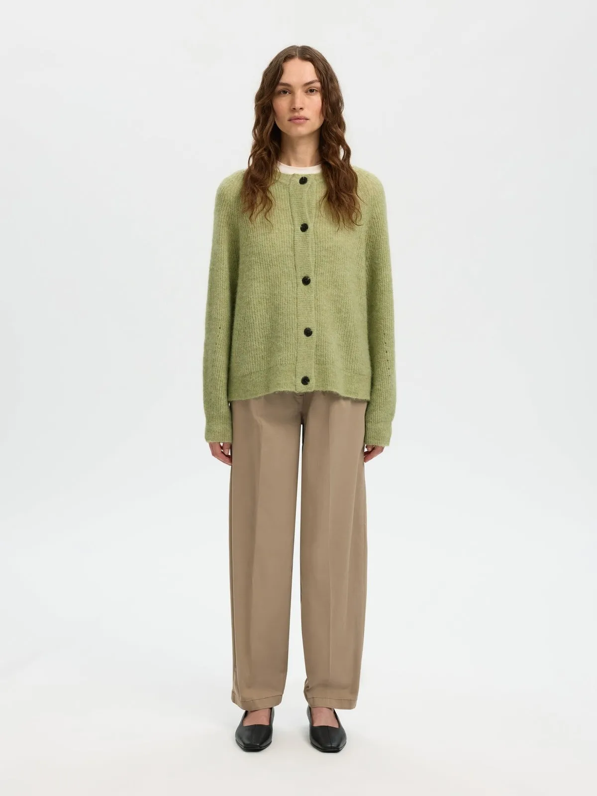Lulu knit short cardigan - lint sold by Brando product image thumbnail 3