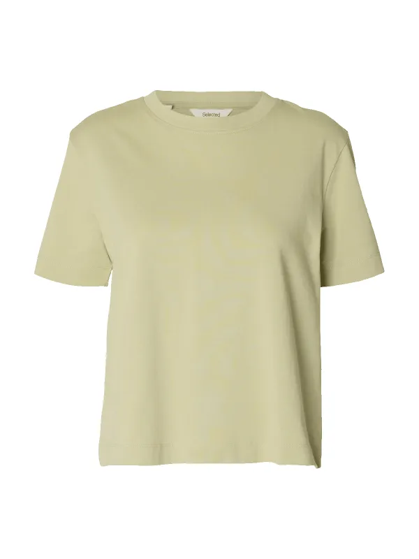 Essential boxy t-skjorte - lint sold by Brando