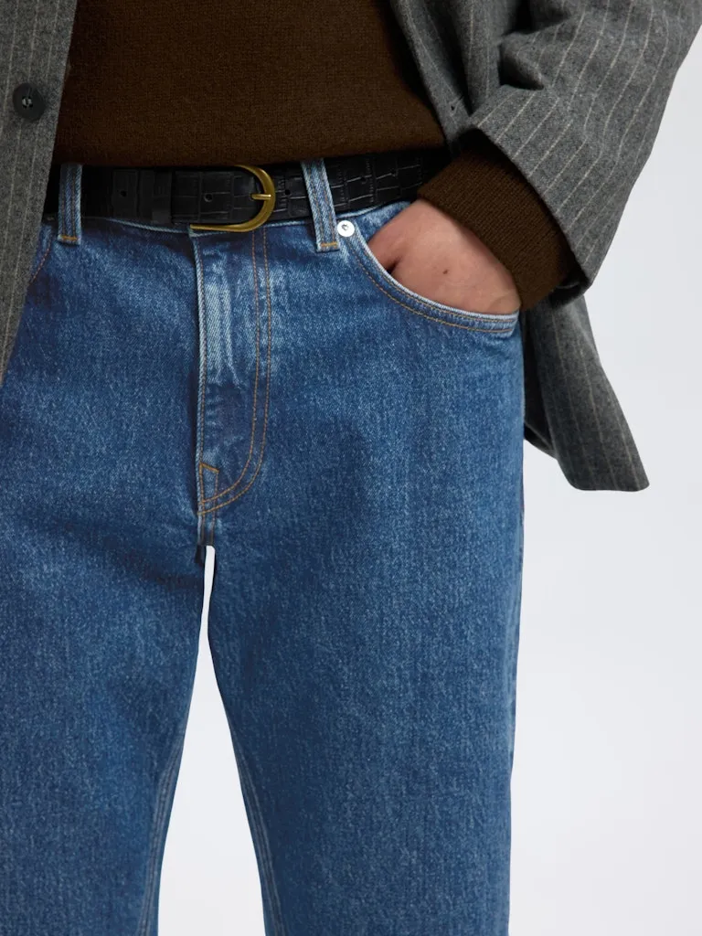 Straight ben kori jeans - medium blue denim sold by Brando product image thumbnail 4